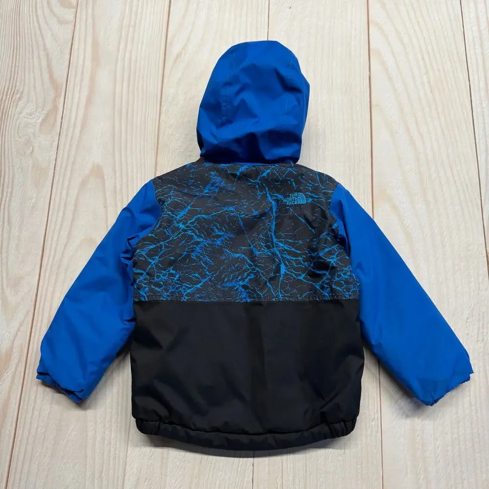 The North Face Dryvent Boys 4T Insulated Full-Zip Hooded Jacket Waterproof Ski